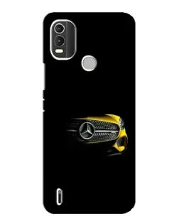 Чехол для Nokia C21 Plus с картинкой «Mercedes — ретро стиль»