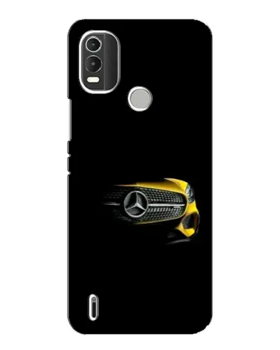 Чехол для Nokia C21 Plus с картинкой «Mercedes — ретро стиль»