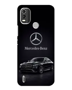 Чехол для Nokia C21 Plus с картинкой «Mercedes — решетка радиатора»