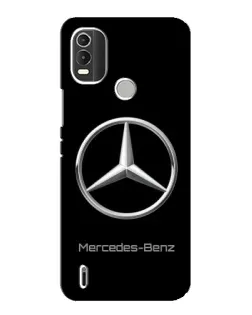 Чехол для Nokia C21 Plus с картинкой «Mercedes Silver Logo»