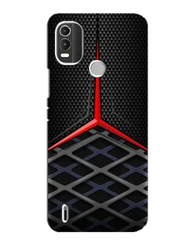 Чехол для Nokia C21 Plus с картинкой «Mercedes Carbon Grid»