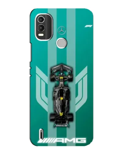 Чехол для Nokia C21 Plus с картинкой «Mercedes AMG Petronas»