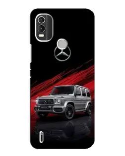 Чехол для Nokia C21 Plus с картинкой «Mercedes G-Class красный»
