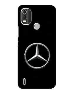 Чехол для Nokia C21 Plus с картинкой «Mercedes классический лого»