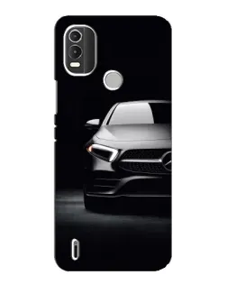 Чехол для Nokia C21 Plus с картинкой «Свет фар Mercedes»