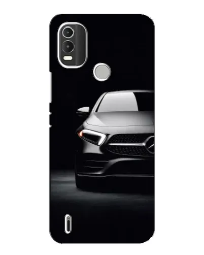 Чехол для Nokia C21 Plus с картинкой «Свет фар Mercedes»