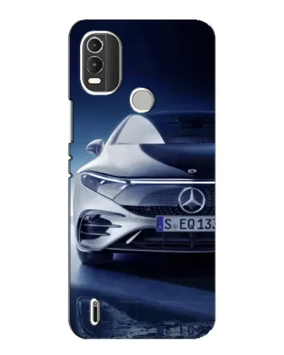 Чехол для Nokia C21 Plus с картинкой «Mercedes EQ — будущее»