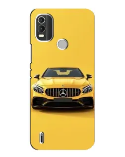 Чехол для Nokia C21 Plus с картинкой «Желтый Mercedes GT»