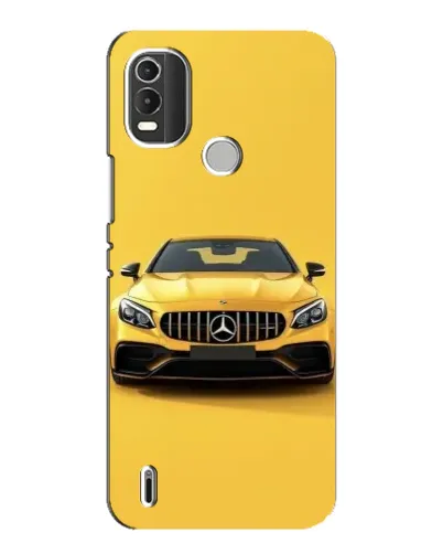 Чехол для Nokia C21 Plus с картинкой «Желтый Mercedes GT»