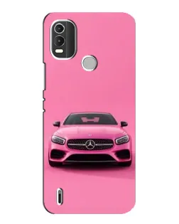 Чехол для Nokia C21 Plus с картинкой «Розовый Mercedes AMG» Чехол для Nokia C21 Plus с картинкой «Розовый Mercedes AMG»