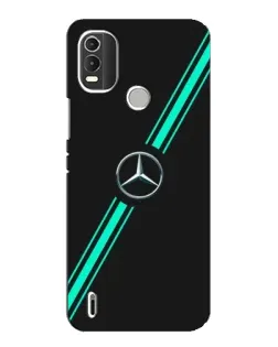Чехол для Nokia C21 Plus с картинкой «Спортивные линии Mercedes» Чехол для Nokia C21 Plus с картинкой «Спортивные линии Mercedes»