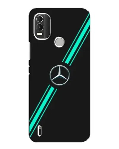 Чехол для Nokia C21 Plus с картинкой «Спортивные линии Mercedes» Чехол для Nokia C21 Plus с картинкой «Спортивные линии Mercedes»