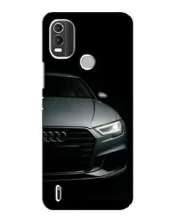 Чехол для Nokia C21 Plus с картинкой «Audi — детализация кузова»