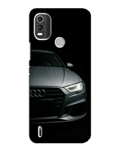 Чехол для Nokia C21 Plus с картинкой «Audi — детализация кузова»