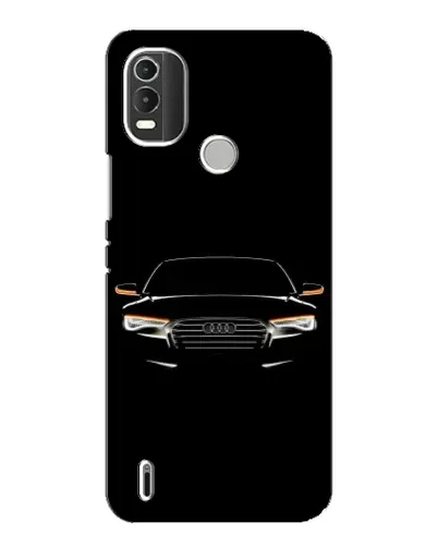 Чехол для Nokia C21 Plus с картинкой «Audi — ночной контур»