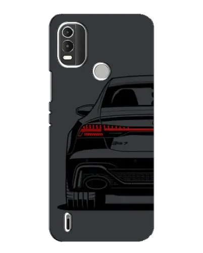 Чехол для Nokia C21 Plus с картинкой «Задняя часть Audi — арт»