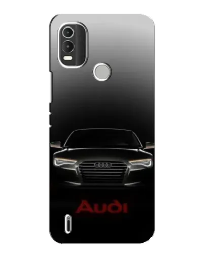 Чехол для Nokia C21 Plus с картинкой «Audi — градиентный контур»