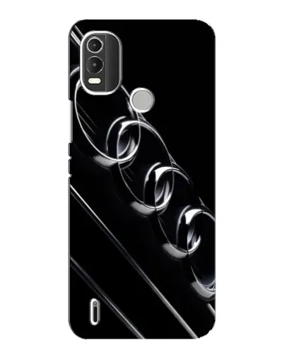 Чехол для Nokia C21 Plus с картинкой «Audi — абстрактные кольца»