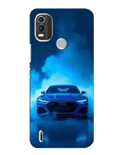 Чехол для Nokia C21 Plus с картинкой «Audi — голубая энергия»