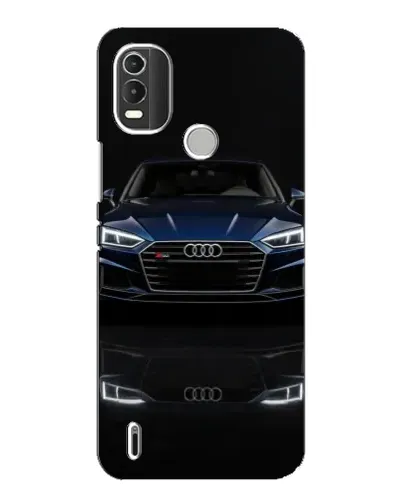 Чехол для Nokia C21 Plus с картинкой «Audi — ночное отражение»