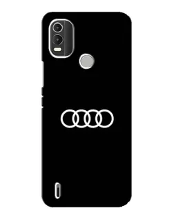 Чехол для Nokia C21 Plus с картинкой «Audi White Logo»