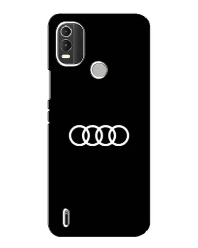Чехол для Nokia C21 Plus с картинкой «Audi White Logo»