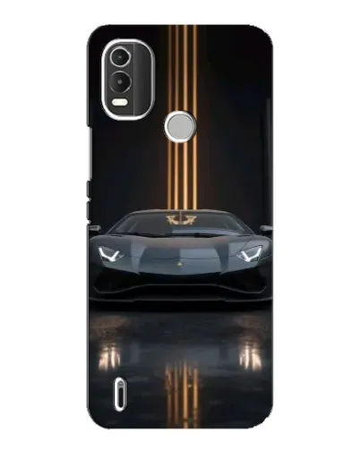 Чехол для Nokia C21 Plus с картинкой «Lamborghini золотые линии» Чехол для Nokia C21 Plus с картинкой «Lamborghini золотые линии»