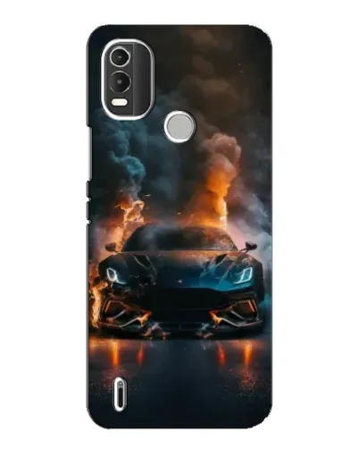 Чехол для Nokia C21 Plus с картинкой «Lamborghini дымная эстетика» Чехол для Nokia C21 Plus с картинкой «Lamborghini дымная эстетика»