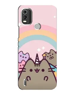 Чохол для Nokia C21 Plus з картинкою «Єдиноріг Pusheen»