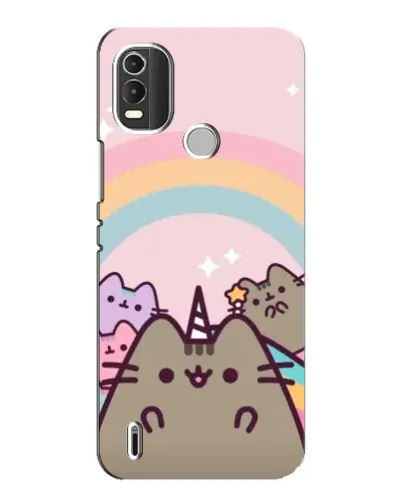 Чохол для Nokia C21 Plus з картинкою «Єдиноріг Pusheen»