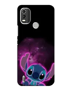 Чохол для Nokia C21 Plus з картинкою «Неоновий Stitch»