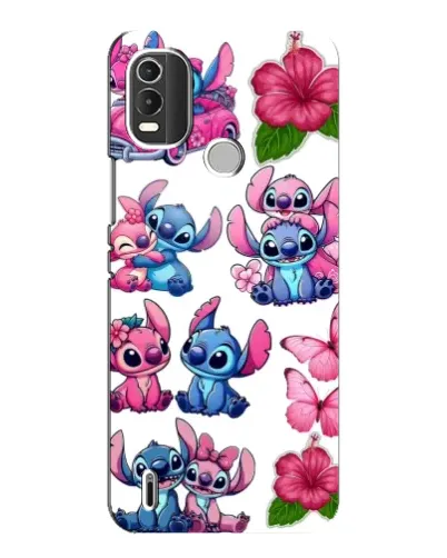 Чохол для Nokia C21 Plus з картинкою «Стікери Stitch та Angel» Чохол для Nokia C21 Plus з картинкою «Стікери Stitch та Angel»