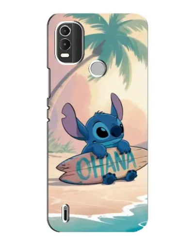 Чохол для Nokia C21 Plus з картинкою «Стіч на серфі» Чохол для Nokia C21 Plus з картинкою «Стіч на серфі»