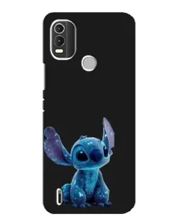 Чохол для Nokia C21 Plus з картинкою «Стіч на чорному»