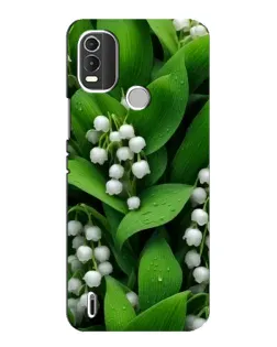 Чехол для Nokia C21 Plus с картинкой «Ландыши в зелени»