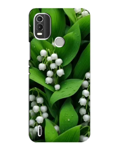 Чехол для Nokia C21 Plus с картинкой «Ландыши в зелени»