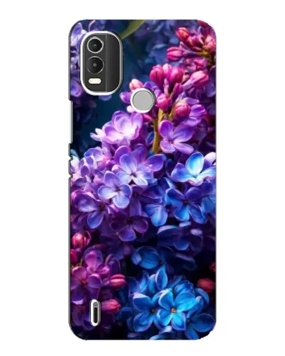 Чехол для Nokia C21 Plus с картинкой «Сиреневый цвет»