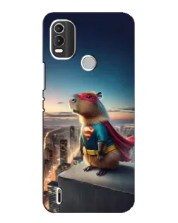 Чехол для Nokia C21 Plus с картинкой «Капи-мен супергерой»