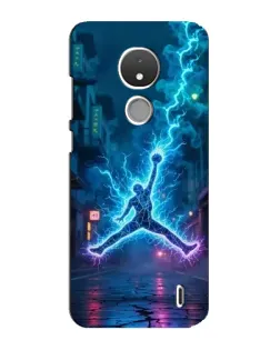 Чохол для Nokia C21 з картинкою «Jordan Gold Jumpman»