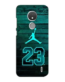Чохол для Nokia C21 з картинкою «Jordan Cyan 23»