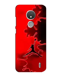 Чохол для Nokia C21 з картинкою «Jordan Red Smoke»