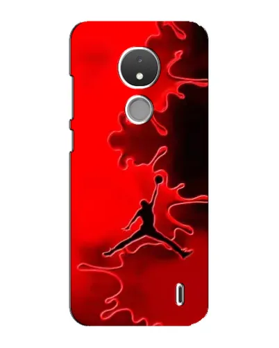 Чохол для Nokia C21 з картинкою «Jordan Red Smoke» Чохол для Nokia C21 з картинкою «Jordan Red Smoke»