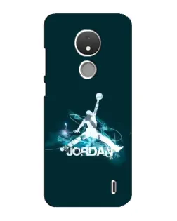 Чохол для Nokia C21 з картинкою «Jordan Blue Fire»