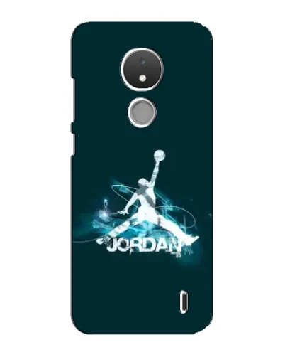 Чохол для Nokia C21 з картинкою «Jordan Blue Fire» Чохол для Nokia C21 з картинкою «Jordan Blue Fire»