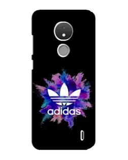 Чохол для Nokia C21 з картинкою «Вибух фарб Adidas»