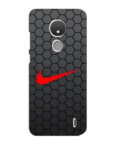 Чохол для Nokia C21 з картинкою «Nike — карбонова сітка» Чохол для Nokia C21 з картинкою «Nike — карбонова сітка»