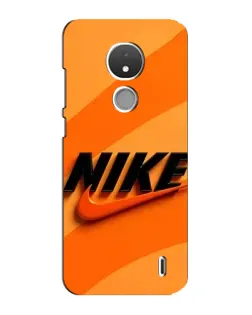 Чохол для Nokia C21 з картинкою «Помаранчевий драйв Nike» Чохол для Nokia C21 з картинкою «Помаранчевий драйв Nike»