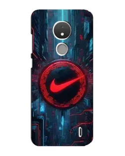 Чохол для Nokia C21 з картинкою «Техногенний стиль Nike» Чохол для Nokia C21 з картинкою «Техногенний стиль Nike»
