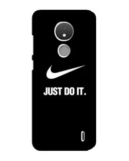 Чохол для Nokia C21 з картинкою «Класичний принт Nike» Чохол для Nokia C21 з картинкою «Класичний принт Nike»