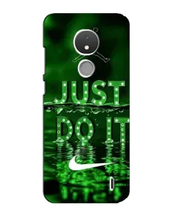 Чохол для Nokia C21 з картинкою «Зелений неоновий Nike» Чохол для Nokia C21 з картинкою «Зелений неоновий Nike»